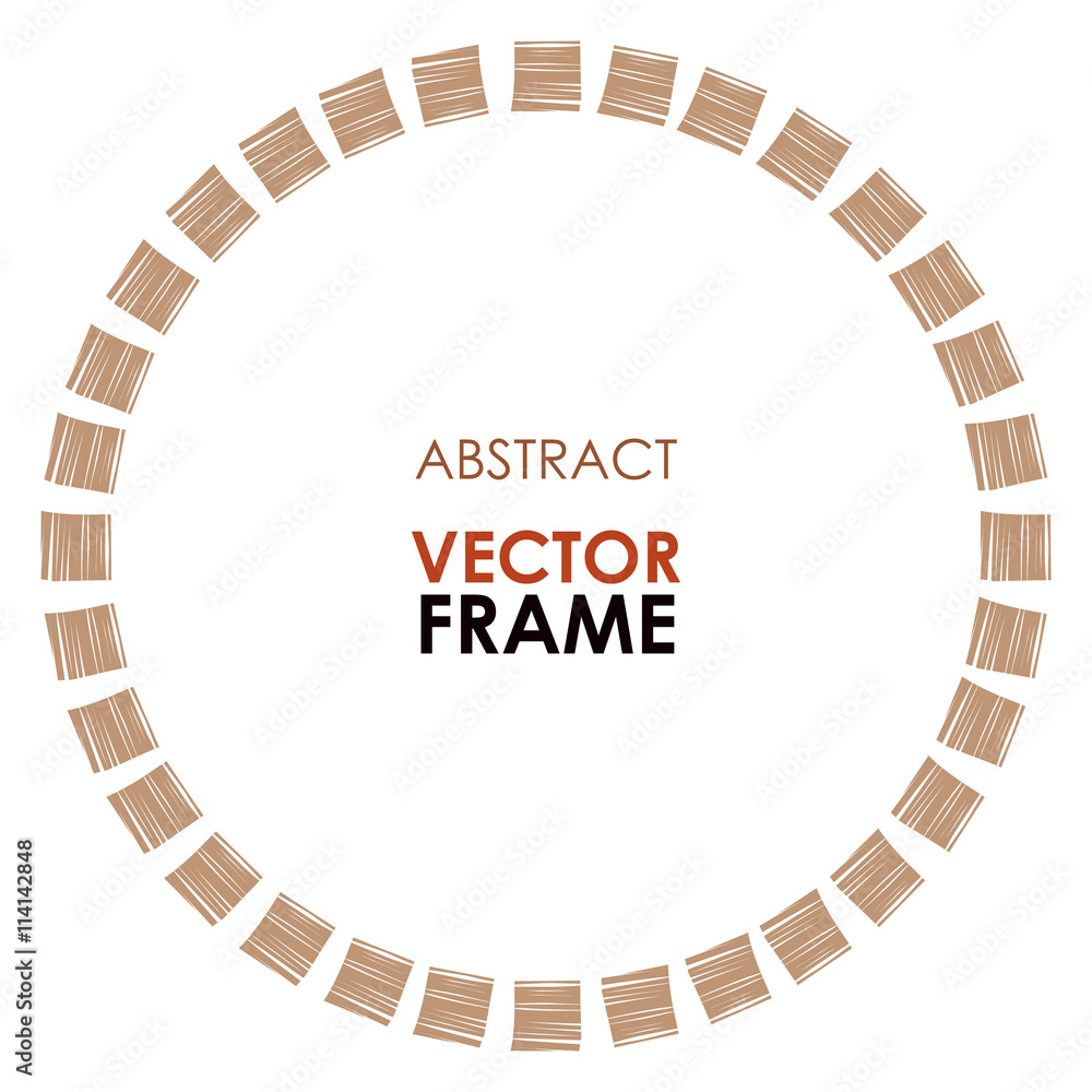 Ethnic vector frame