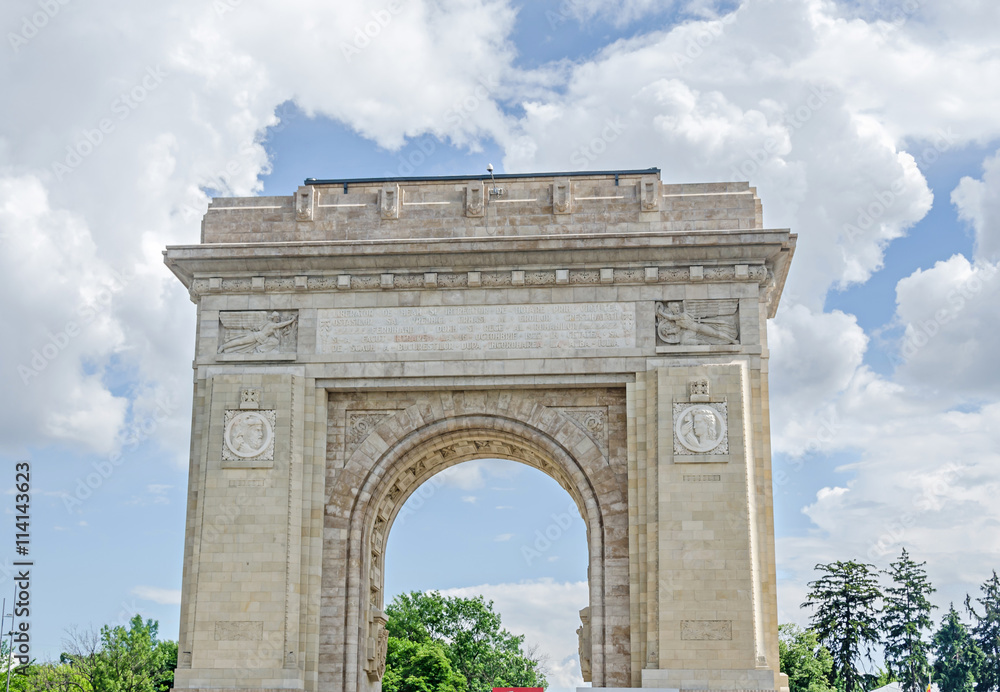 The Triumph Arch, Arcul de Triumf. Bucuresti, Romania