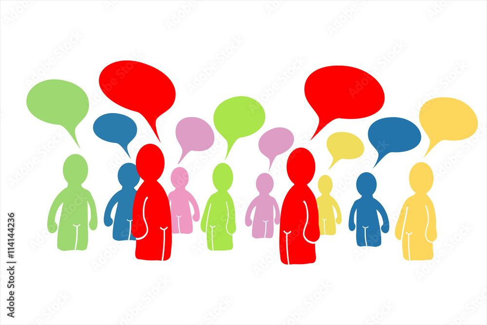 Social Gathering Communication Society Concept Social Gathering Communication Society Concept