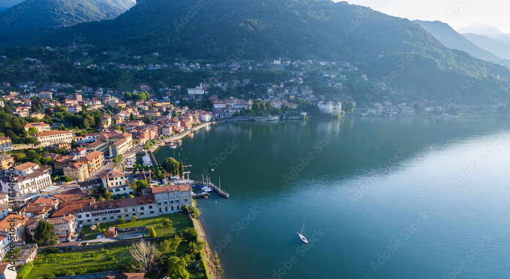 Gravedona - Lago di Como - Italy - Vista aerea 