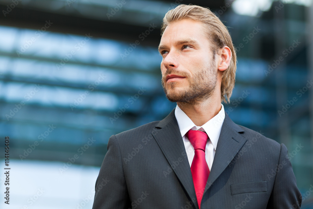 Nordic blond businessman portrait Nordic blond businessman portrait
