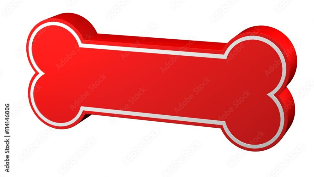 Concept: dog training. Dog bone with words - dog training turn around. Loopable. Alpha channel. 3D rendering. Concept: dog training. Dog bone with words - dog training turn around. Loopable. Alpha channel. 3D rendering.