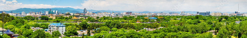 Obraz premium City view of Beijing from Jingshan park