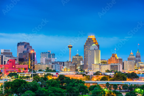San Antonio Texas Skyline photo