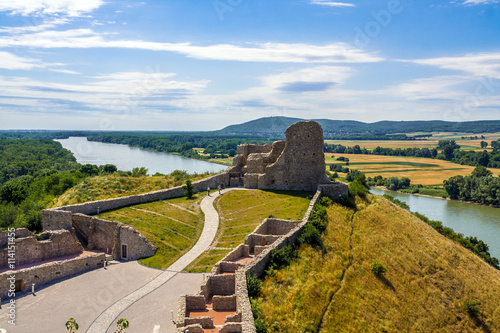 Devin castle in Slovakia photo