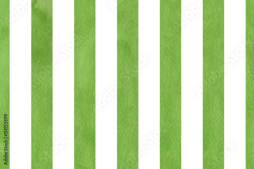 Watercolor green striped background.