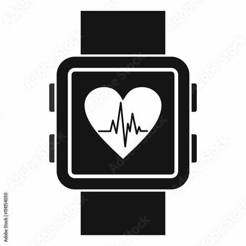 Smartwatch icon, simple style