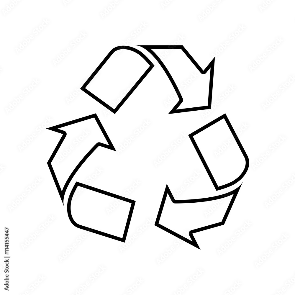 Recycle icon. Ecology design. Vector graphic Recycle icon. Ecology design. Vector graphic