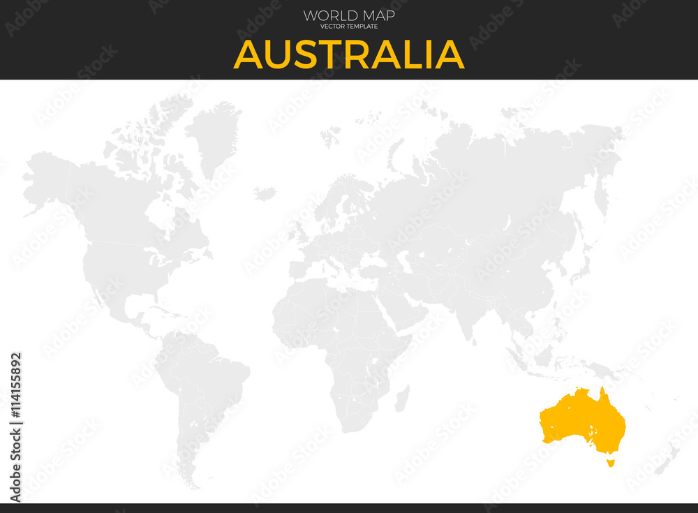 Commonwealth of Australia Location Map