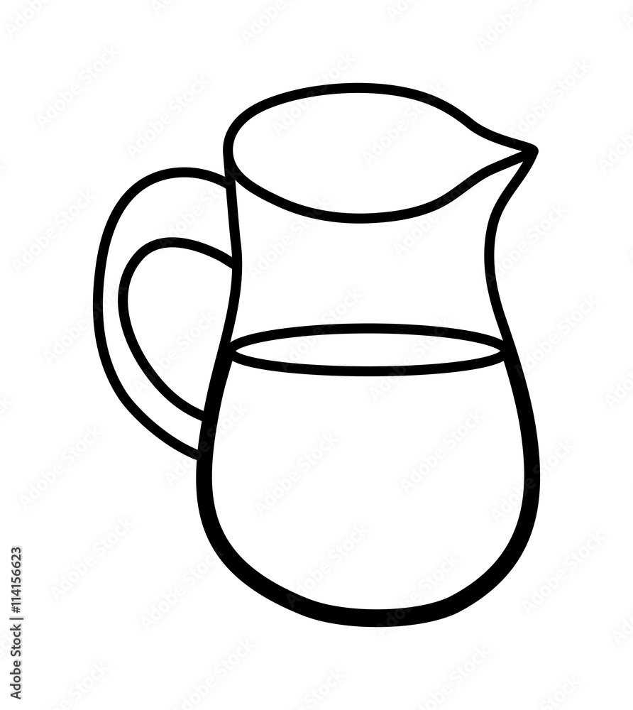 Jar icon. Bakery ingredient design. Vector graphic Jar icon. Bakery ingredient design. Vector graphic