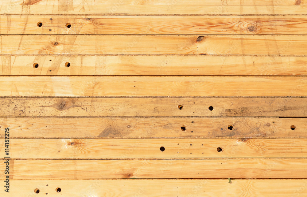 Fototapeta premium Vintage wooden background. Old wood texture backdrop with natural pattern. Cozy texture