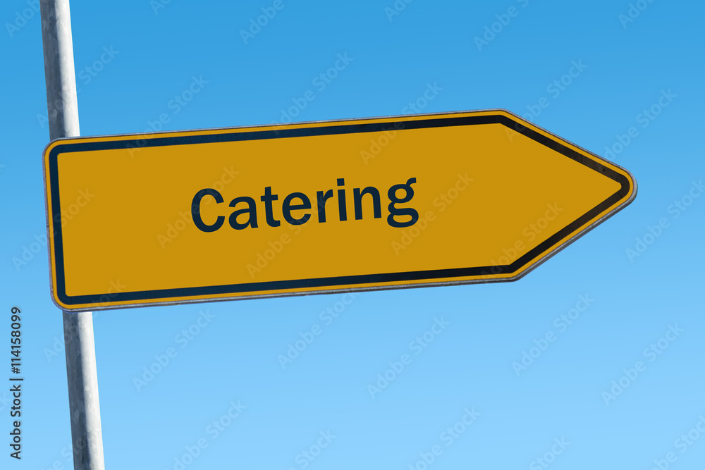 Fototapeta premium Schild 65 - Catering