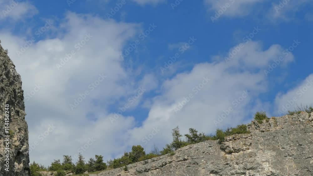 Beautiful Cloudscape Over Rocks Beautiful Cloudscape Over Rocks