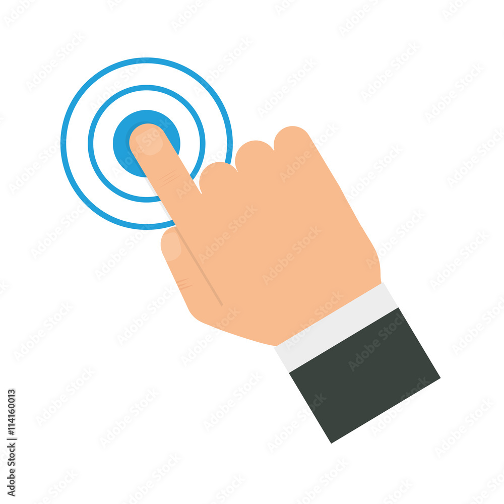 Gesture with fingers icon. Hand design. Vector graphic Gesture with fingers icon. Hand design. Vector graphic