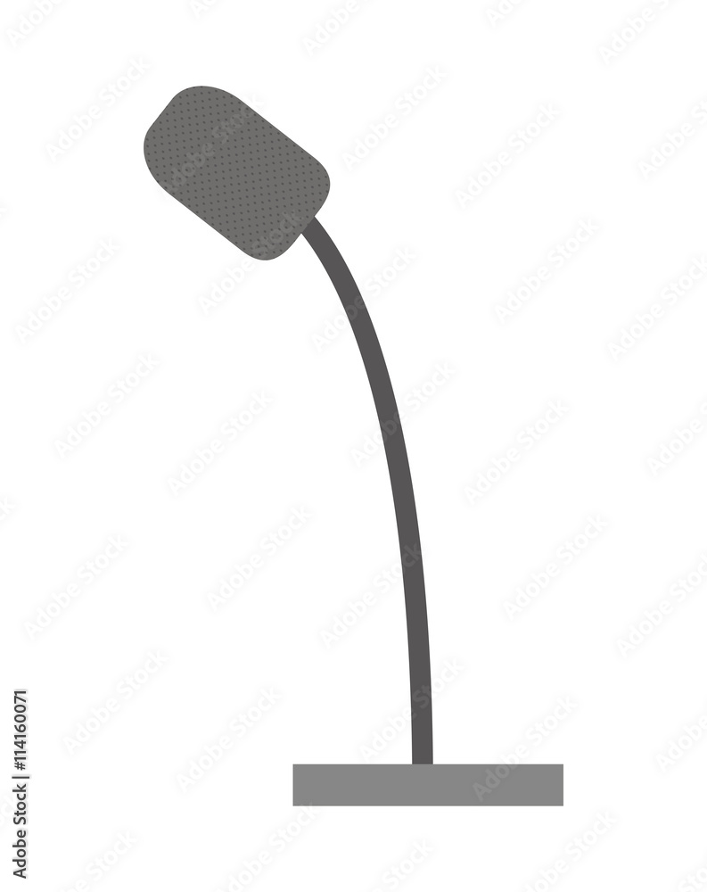Microphone icon. Communication design. Vector graphic Microphone icon. Communication design. Vector graphic