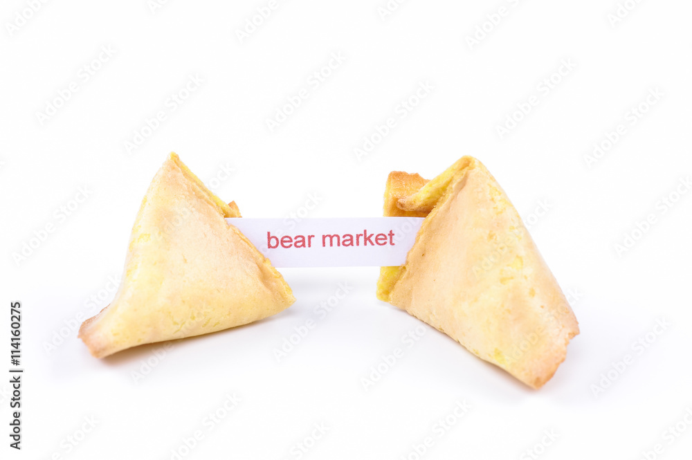 fortune cookie - Bear Market fortune cookie - Bear Market