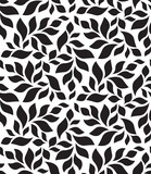 Vector geometric seamless pattern. Modern floral, leaves texture