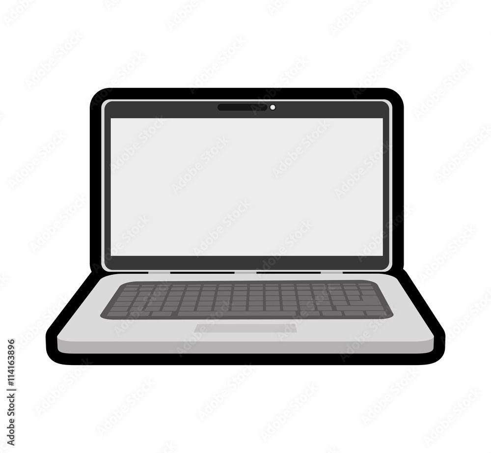 laptop icon. technology design. Vector graphic laptop icon. technology design. Vector graphic