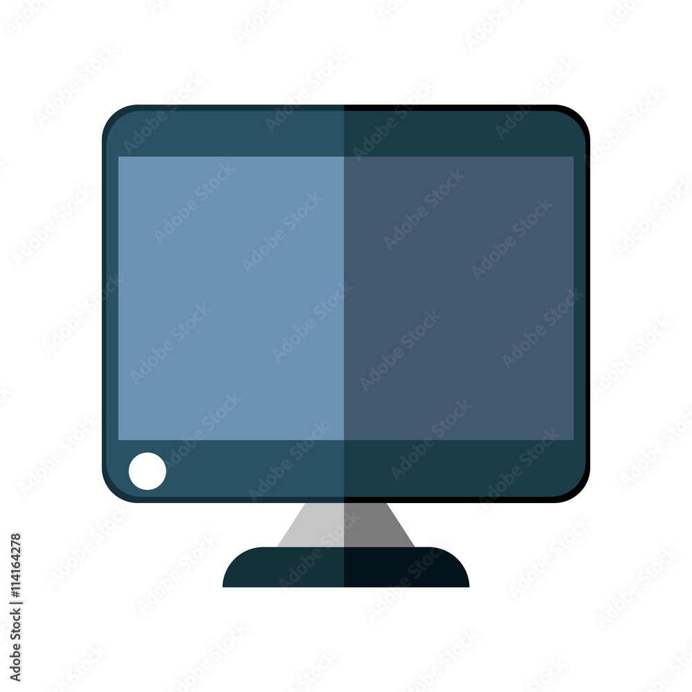 Computer icon. Technology design. vector graphic Computer icon. Technology design. vector graphic