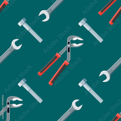 house remodel tools seamless pattern.