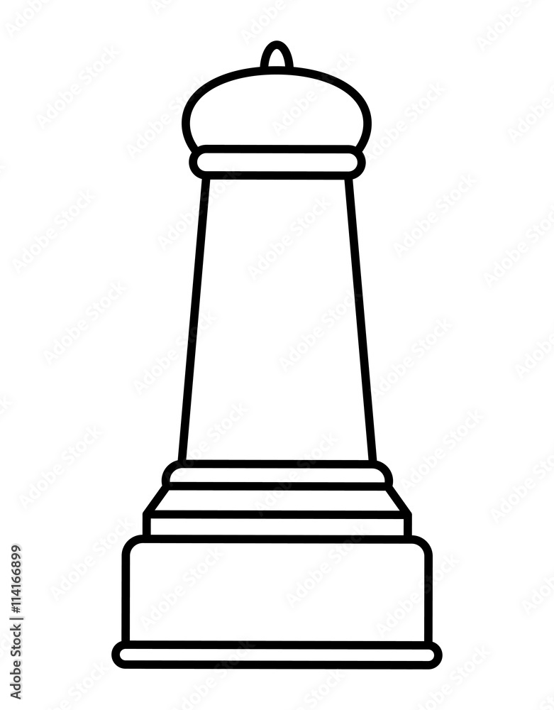 Chess icon. Game design. vector graphic Chess icon. Game design. vector graphic
