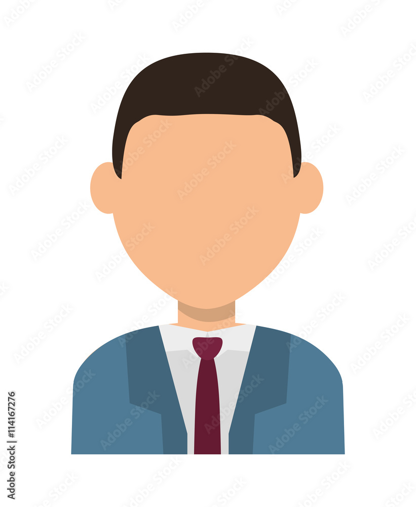 Male avatar icon. Man design. vector graphic