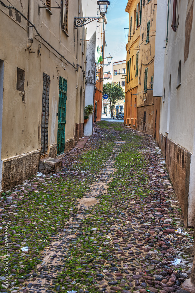 old street in Alghero