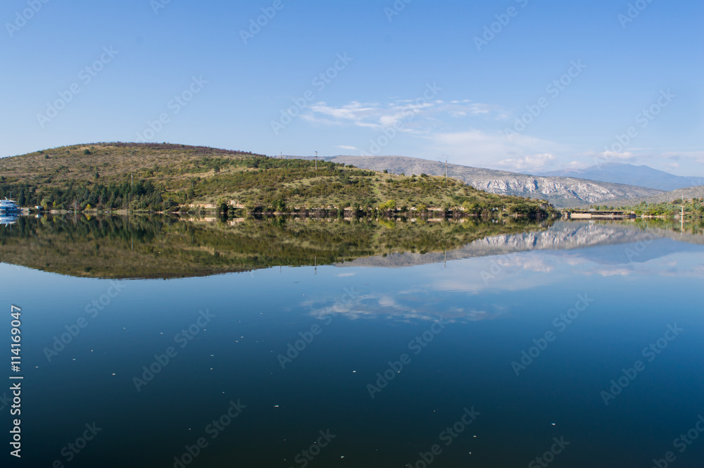 Lake Mladost, near city of Veles, Macedonia Lake Mladost, near city of Veles, Macedonia