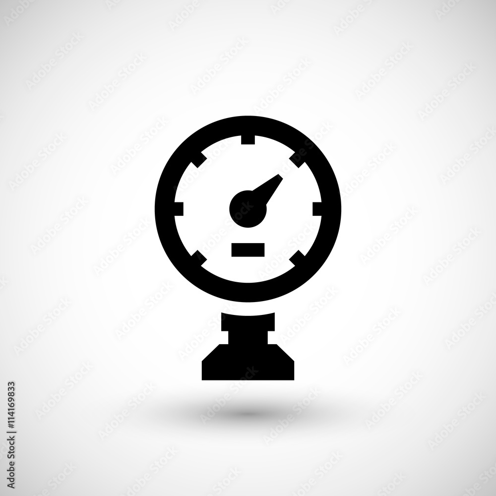 Fototapeta premium Manometer icon symbol