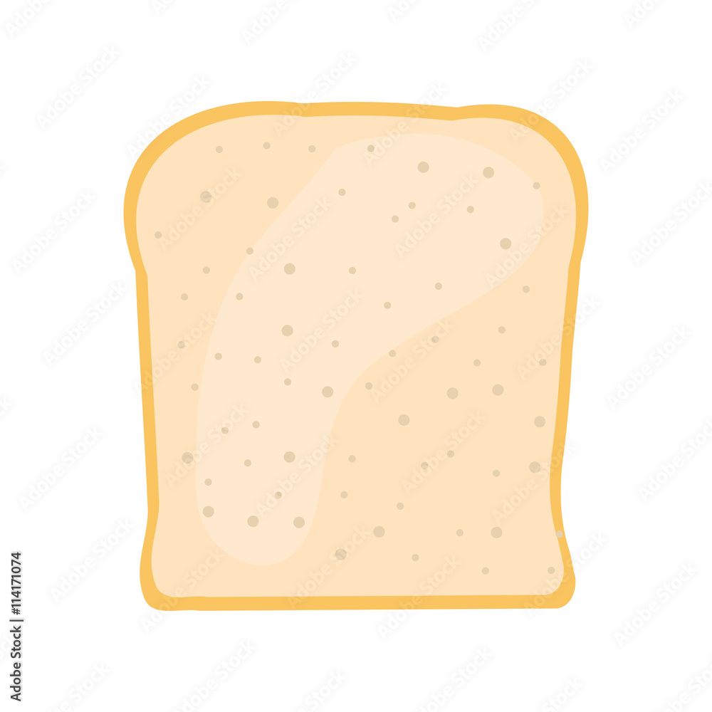 bread icon. Organic and healthy food. vector graphic bread icon. Organic and healthy food. vector graphic