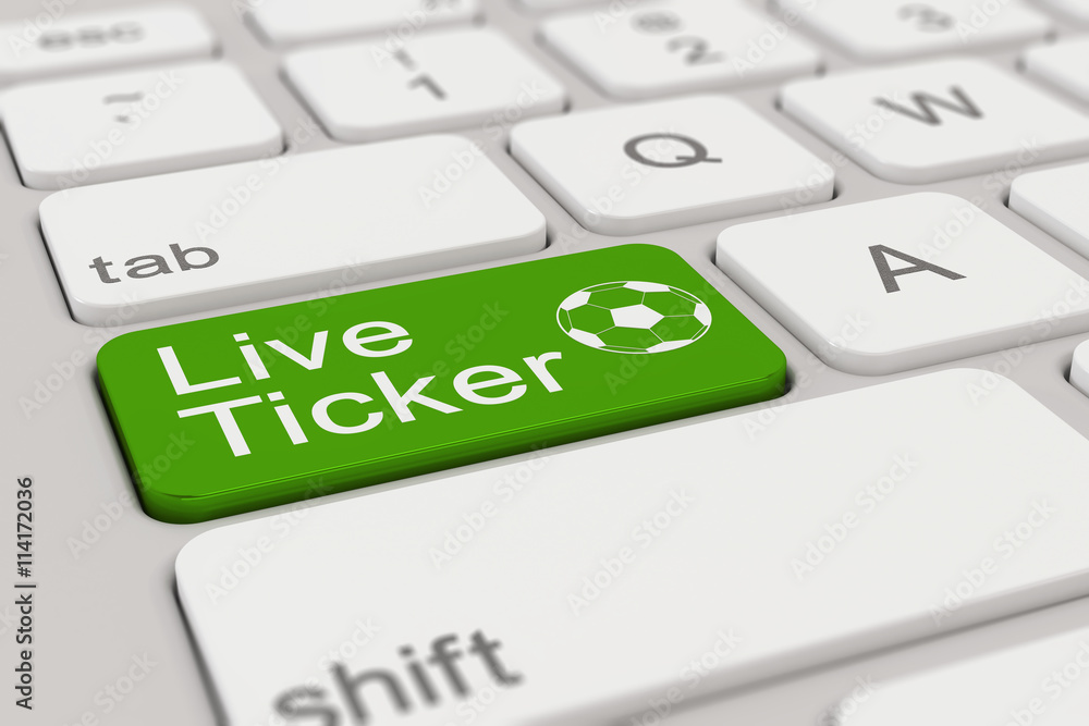 Tastatur - Live-Ticker - grün