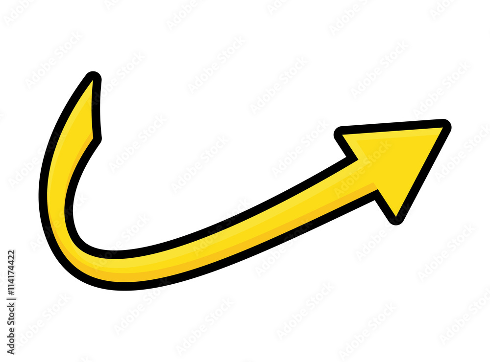 arrow icon. direction design. vector graphic arrow icon. direction design. vector graphic