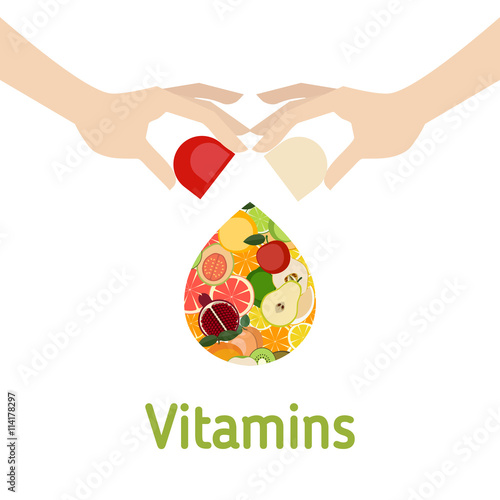 Medical capsule with fruit