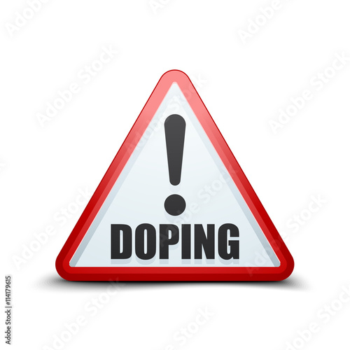 Doping Exclamation triangle sign