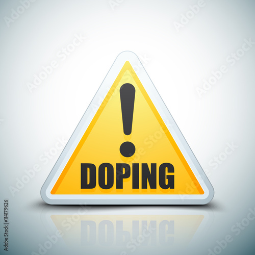 Doping Exclamation triangle sign