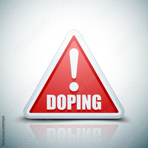 Doping Exclamation triangle sign