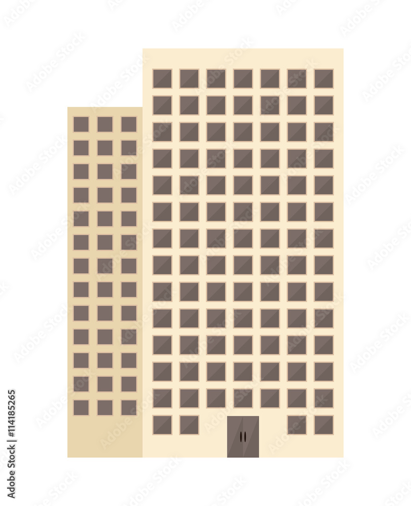 Building icon. Architecture and city. Vector graphic Building icon. Architecture and city. Vector graphic