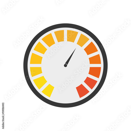 Gauge icon. Measurement design. vector graphic