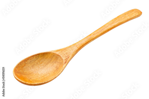 Photos Used wooden spoon isolated