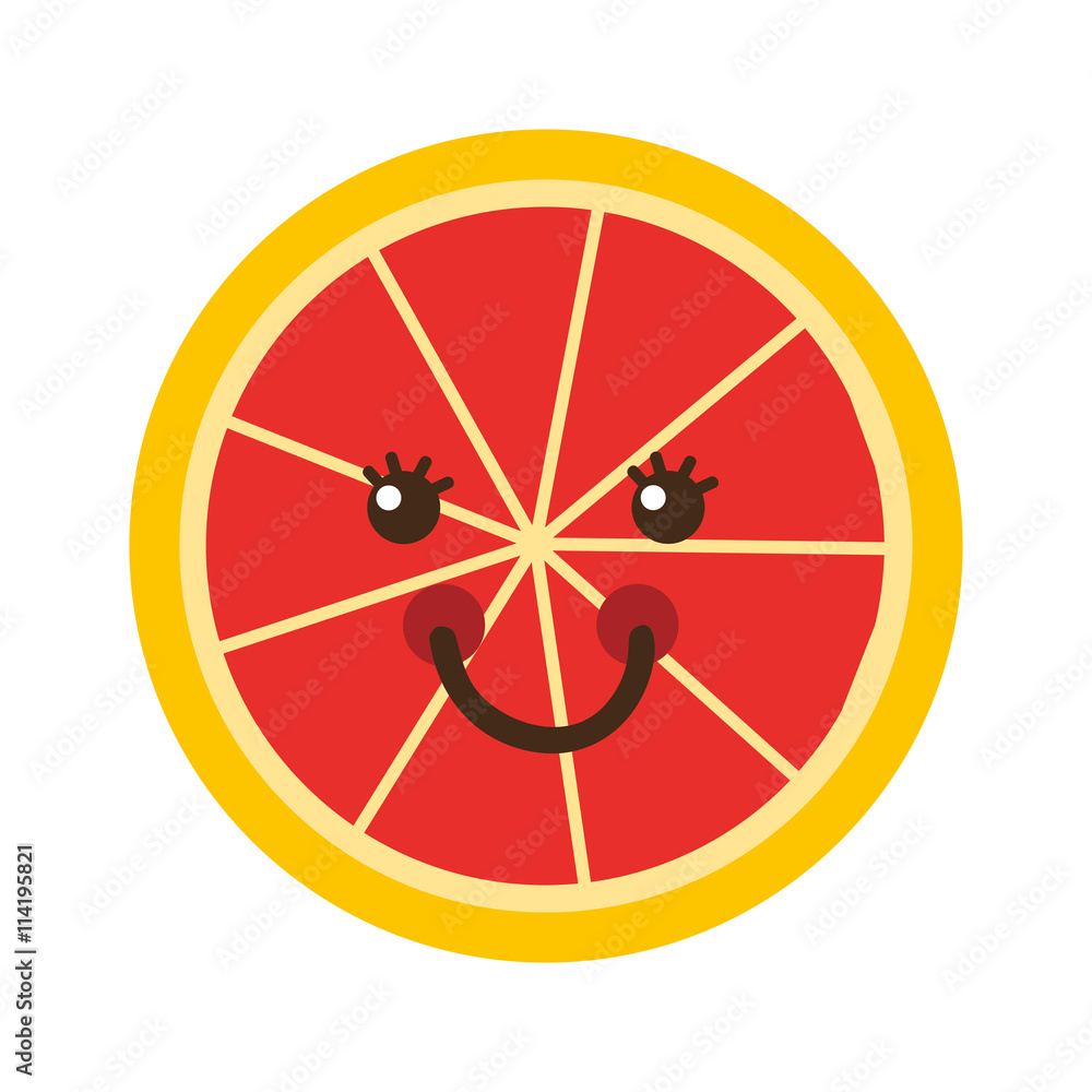 citrus fruit character isolated icon design citrus fruit character isolated icon design