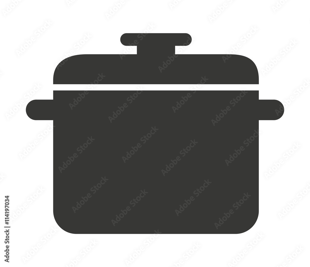 kitchen pot isolated icon design kitchen pot isolated icon design