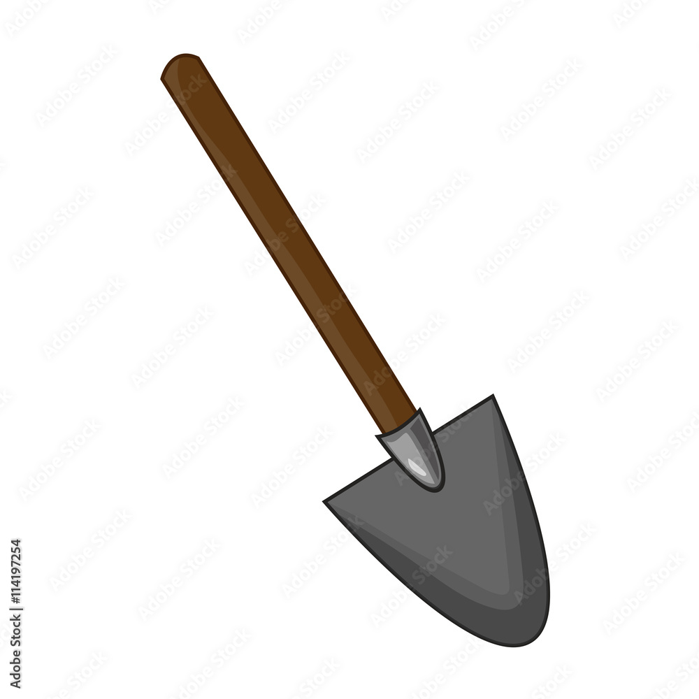 Shovel isolated illustration