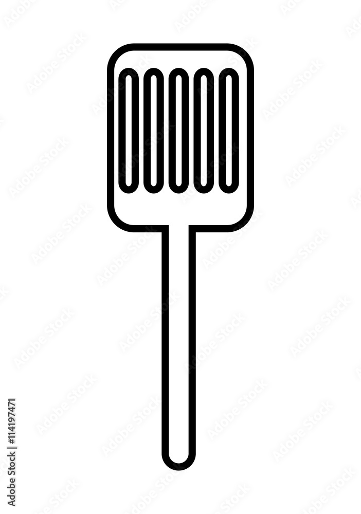 kitchen spatula isolated icon design kitchen spatula isolated icon design