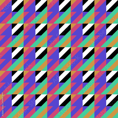 Colorful abstract square pattern background. Repeating geometric shapes. Abstract seamless patterns 
