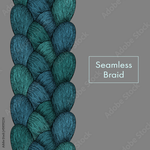 Seamless braid texture