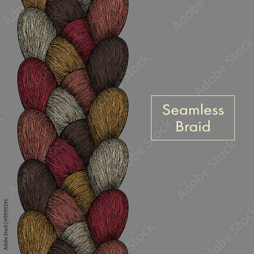 Seamless braid texture