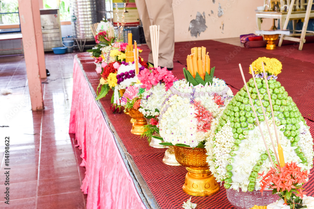 Obraz premium traditionally of Respect Teacher Day,thailand