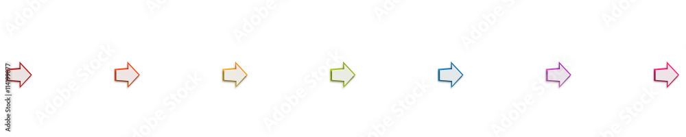 Pfeil Banner Band Pfeile Regenbogen Bunt Reihe Pfeil Banner Band Pfeile Regenbogen Bunt Reihe