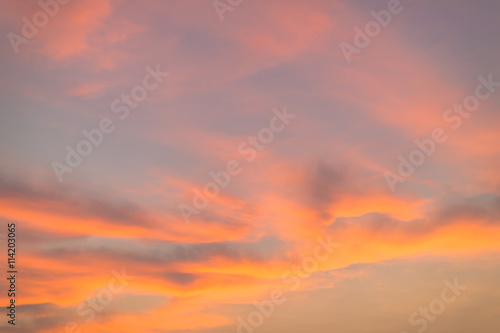 Beautiful sunset sky background © pushish images