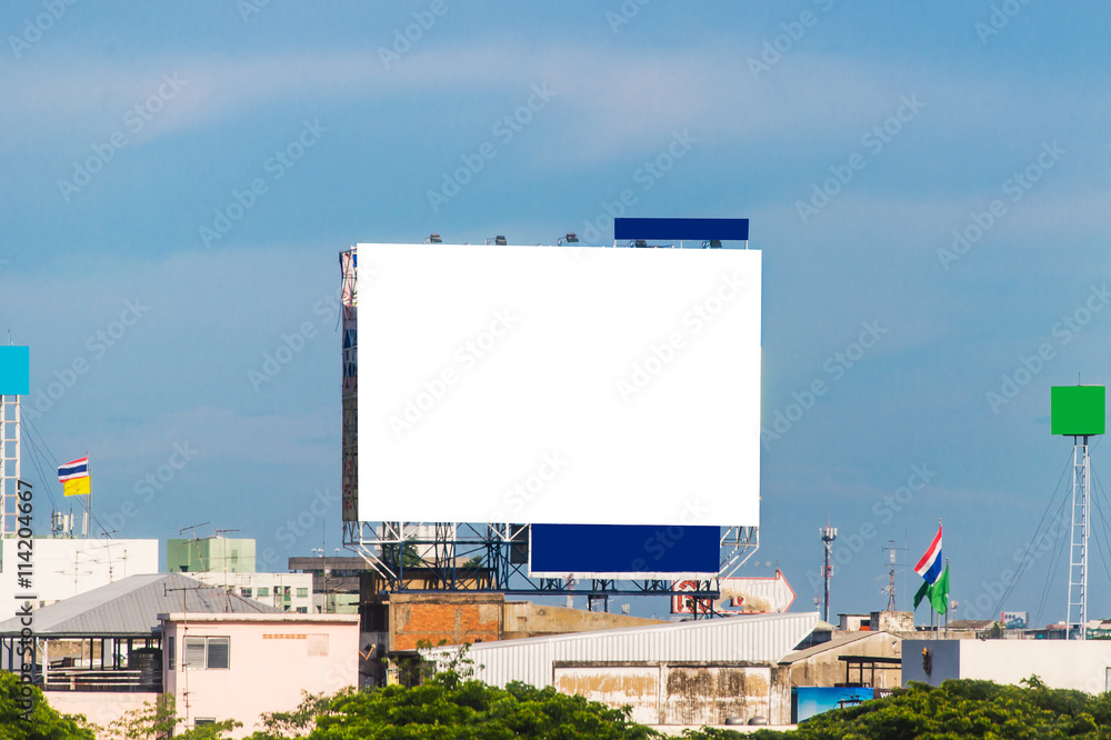 Blank billboard Blank billboard